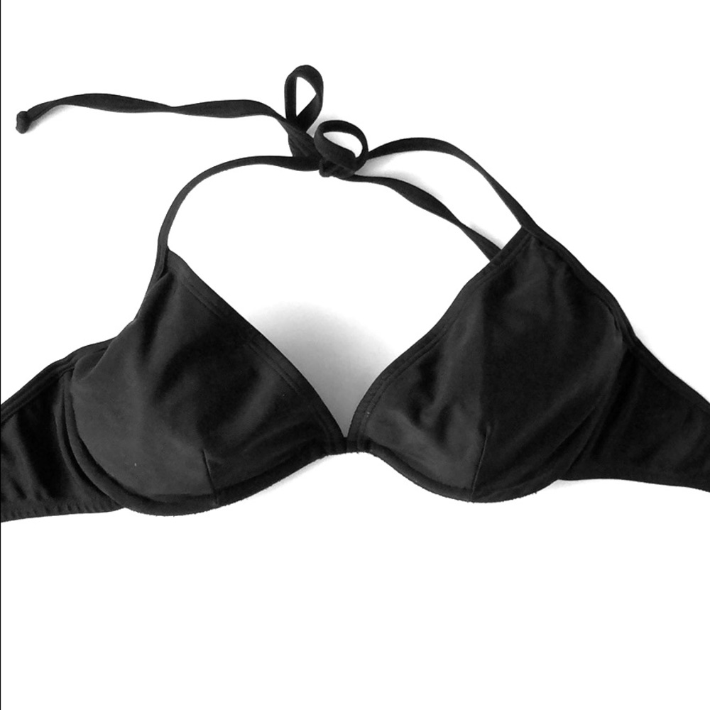 Black bikini top